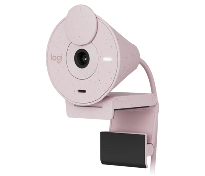 Logitech Brio 300 Full HD Webcam with Privacy Shutter, Noise Reduction Microphone