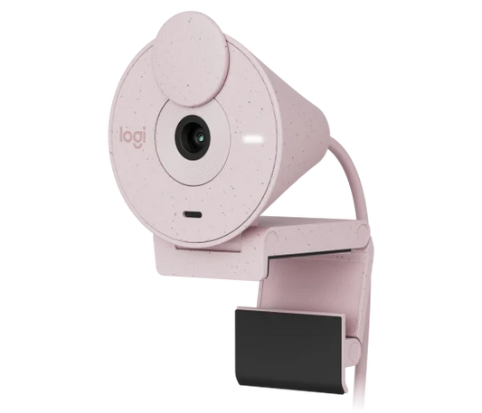 Logitech Brio 300 Full HD Webcam with Privacy Shutter & Noise Reduction Microphone